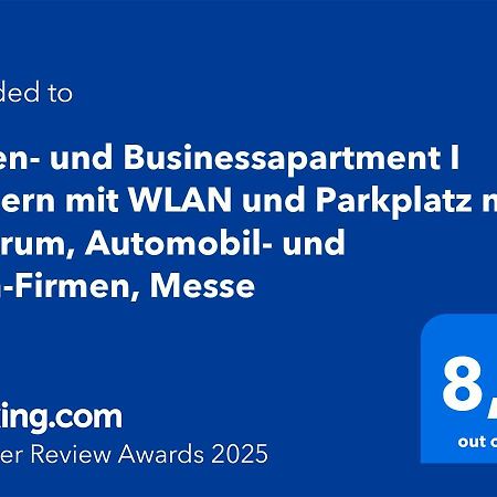 Ferien- Und Businessapartment I Modern Mit Wlan Und Parkplatz Nahe Zentrum, Automobil- Und Tech-Firmen, Messe Renningen Exteriér fotografie